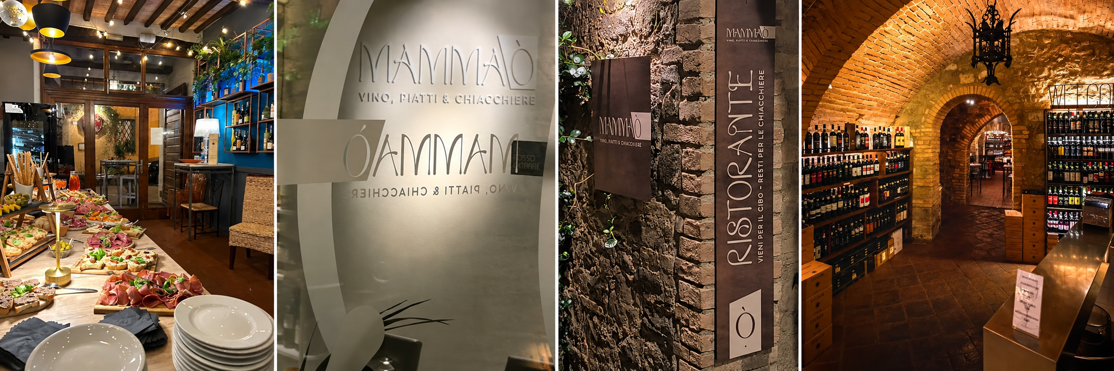Mammaò e gli ambienti dei nostri locali a Montalcino