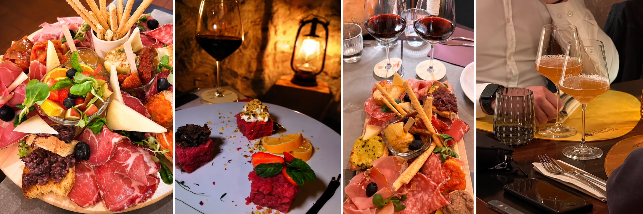 Taglieri, vini e degustazioni dei nostri locali a Montalcino